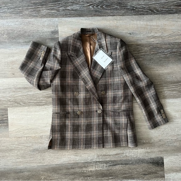 NWT Acne Studios herringbone oversize blazer - Picture 2 of 16